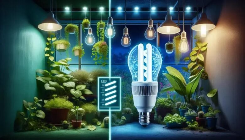 Diferença entre Luz Fluorescente e LED para Plantas: Qual Usar?